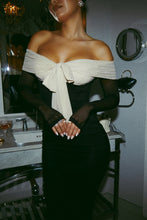 Load image into Gallery viewer, Mesh Long Sleeve Dress