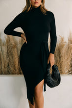 Load image into Gallery viewer, Black Knit Dress
