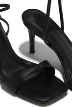 Load image into Gallery viewer, Viana Ankle Strap Mid Heels - Black