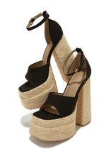 Load image into Gallery viewer, Black Chunky Heels