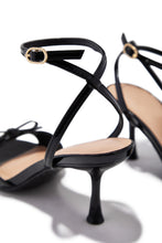 Load image into Gallery viewer, Aleah Ankle Strap Mid Heels - Black
