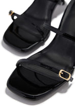 Load image into Gallery viewer, Disna Mid Heel Mules - Black