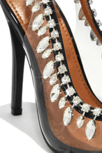 Load image into Gallery viewer, Under The Stars Embellished Slingback Pumps - Black