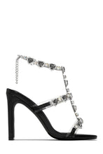 Load image into Gallery viewer, Black Embellished Heels
