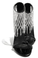 Load image into Gallery viewer, Formal Icon Embellished Dangle Heels - Black