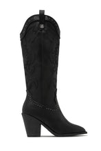 Load image into Gallery viewer, Festival Season Cowgirl Boots - Black