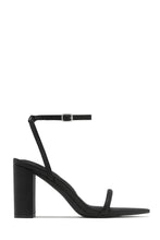 Load image into Gallery viewer, Reyna Single Sole Block Heels - Black