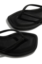 Load image into Gallery viewer, Slip Into Summer Thong Sandals - Black