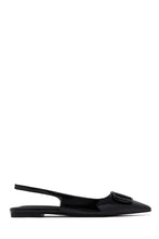 Load image into Gallery viewer, Violet Slingback Flats - Black