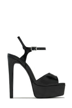Load image into Gallery viewer, Paulina Platform High Heels - Black