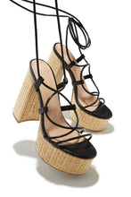 Load image into Gallery viewer, Black Chunky Heels