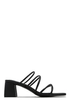 Load image into Gallery viewer, Hannah Block Mid Heel Mules - Nude