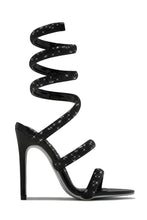 Load image into Gallery viewer, Gianna Embellished Around The Ankle Coil Heels - Pink