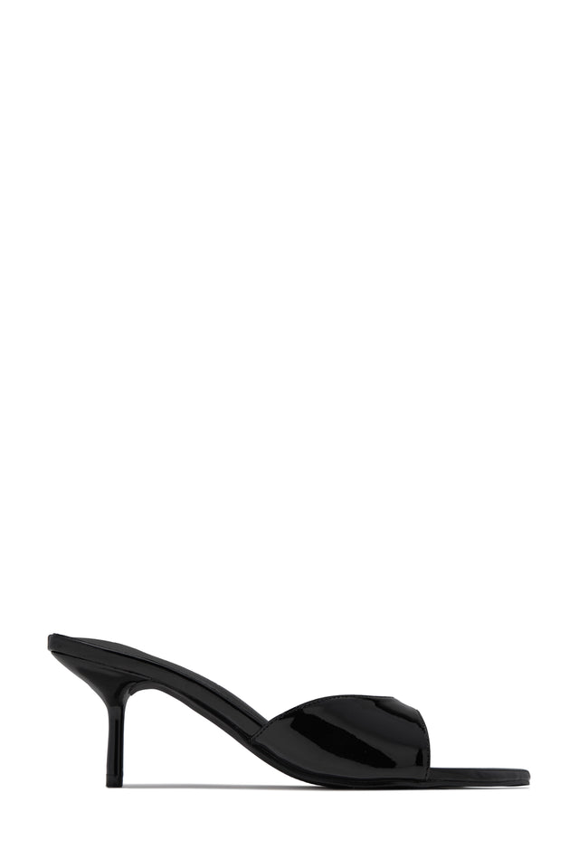 Load image into Gallery viewer, Myra Mid Heel Mules - Black