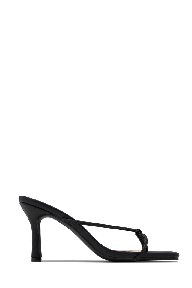 Load image into Gallery viewer, Mely Mid Heel Mules - Black