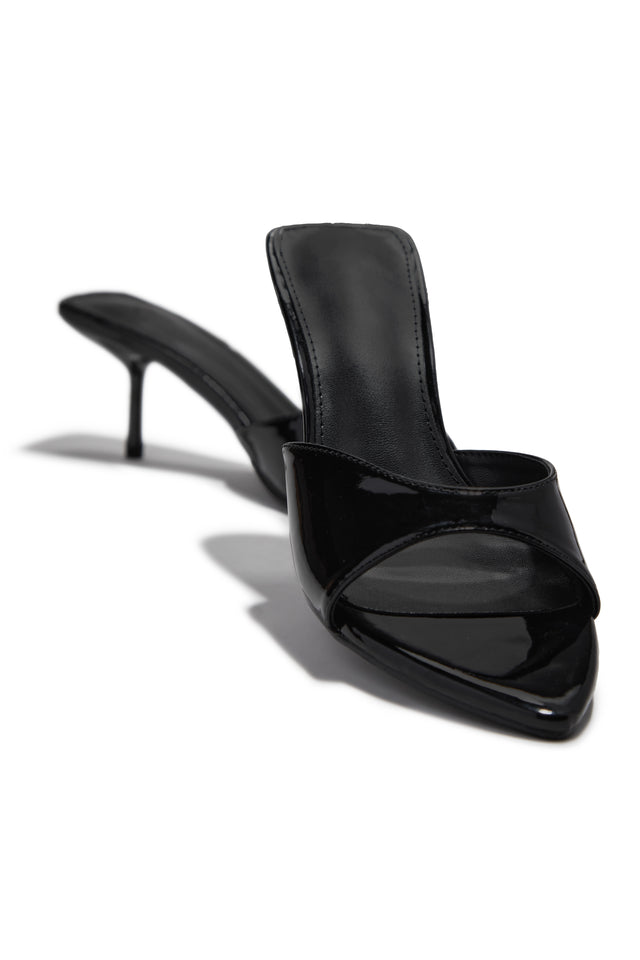 Load image into Gallery viewer, Myra Mid Heel Mules - Black