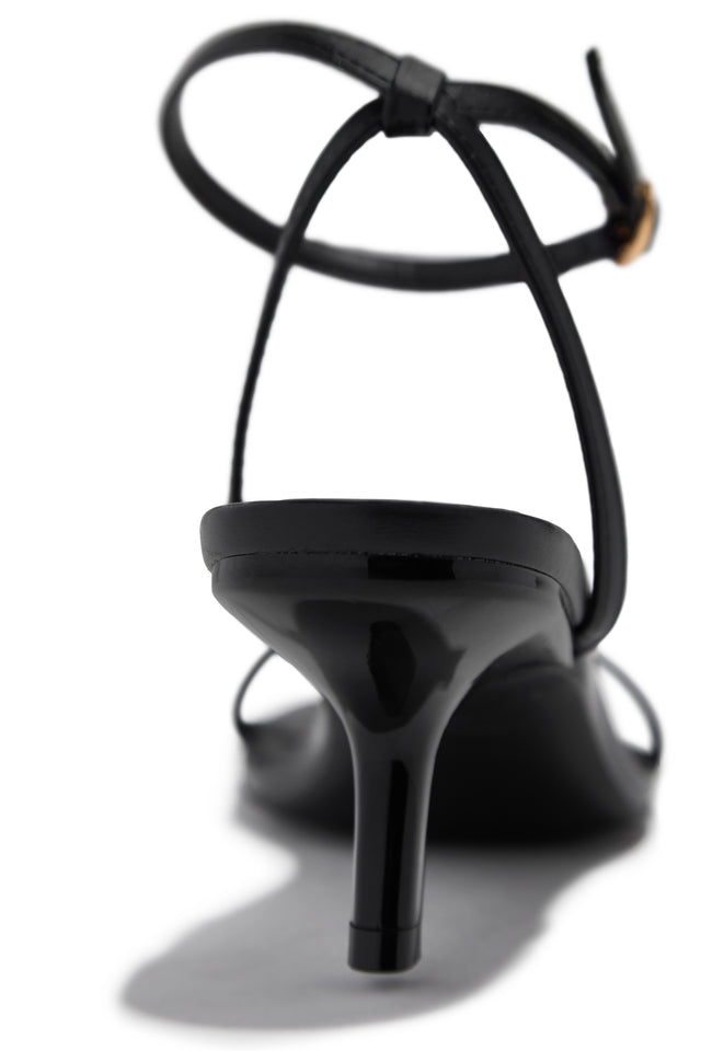 Load image into Gallery viewer, Karolay Ankle Strap Mid Heels - Black