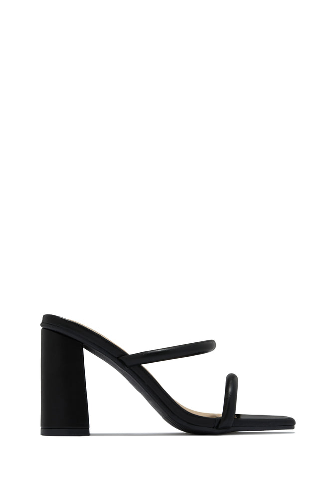 Load image into Gallery viewer, Jenna Block Heel Mules - Black