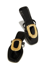 Load image into Gallery viewer, Adelia Slip On Thong Strap Sandals - Silver