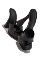 Load image into Gallery viewer, Jianna Platform Heel Mules - Black