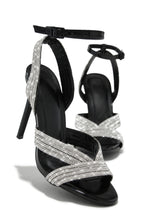 Load image into Gallery viewer, She's Extra Embellished High Heels - Black
