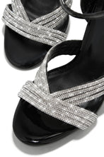 Load image into Gallery viewer, She's Extra Embellished High Heels - Black