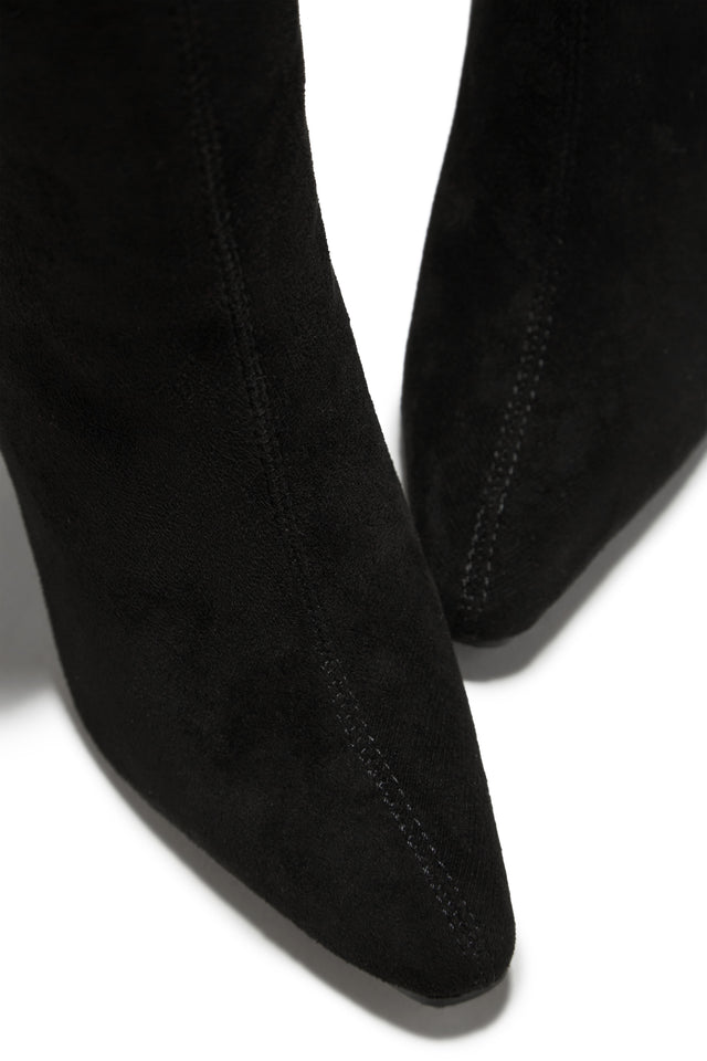 Load image into Gallery viewer, Stella Knee High Heel Boots - Black