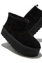 Load image into Gallery viewer, Willow Platform Ankle Boots - Black