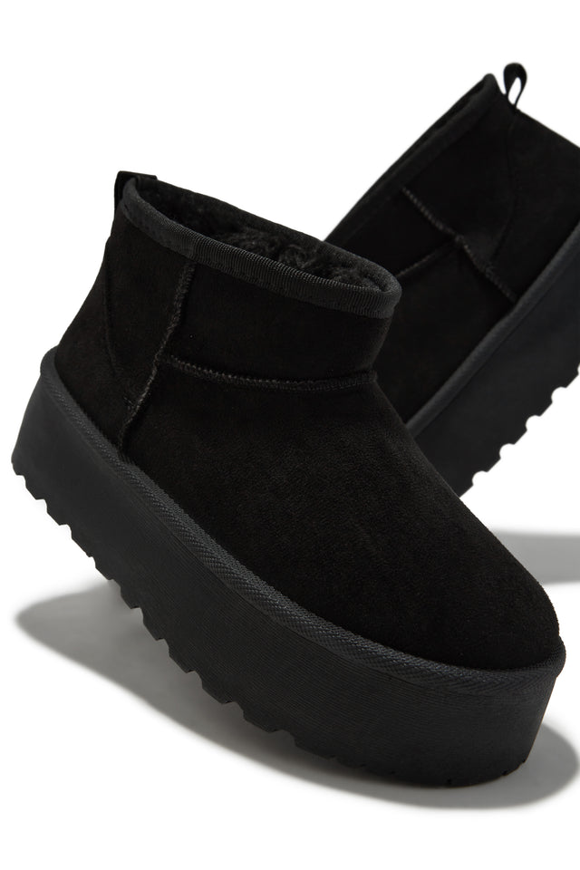 Load image into Gallery viewer, Willow Platform Ankle Boots - Black