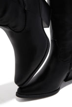 Load image into Gallery viewer, Festival Forever Cowgirl Boots - Black