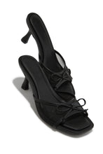 Load image into Gallery viewer, Eliza Mid Heel Mules - Black