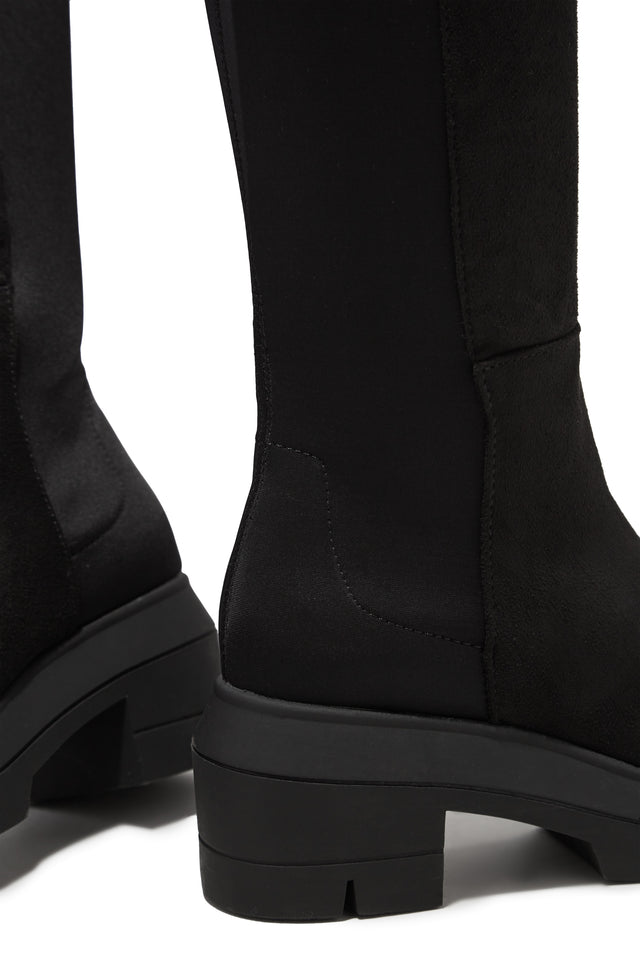 Load image into Gallery viewer, Zerah Over The Knee Boots - Black