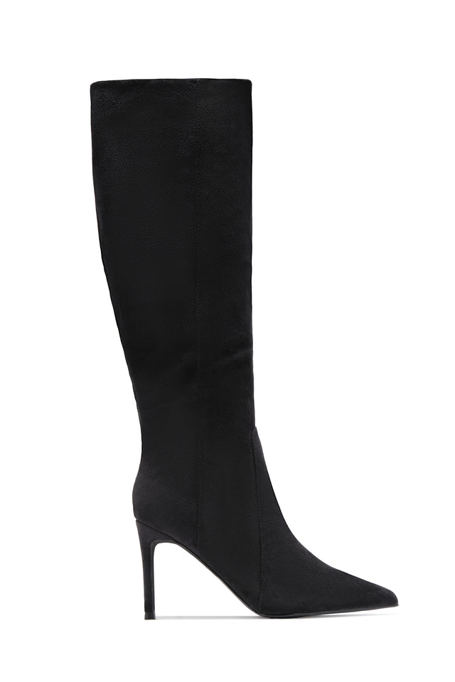 Load image into Gallery viewer, Daniella Below The Knee Heel Boots - Black