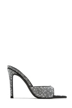 Load image into Gallery viewer, Amiah Embellished High Heel Mules - Black