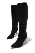 Load image into Gallery viewer, Daniella Below The Knee Heel Boots - Black