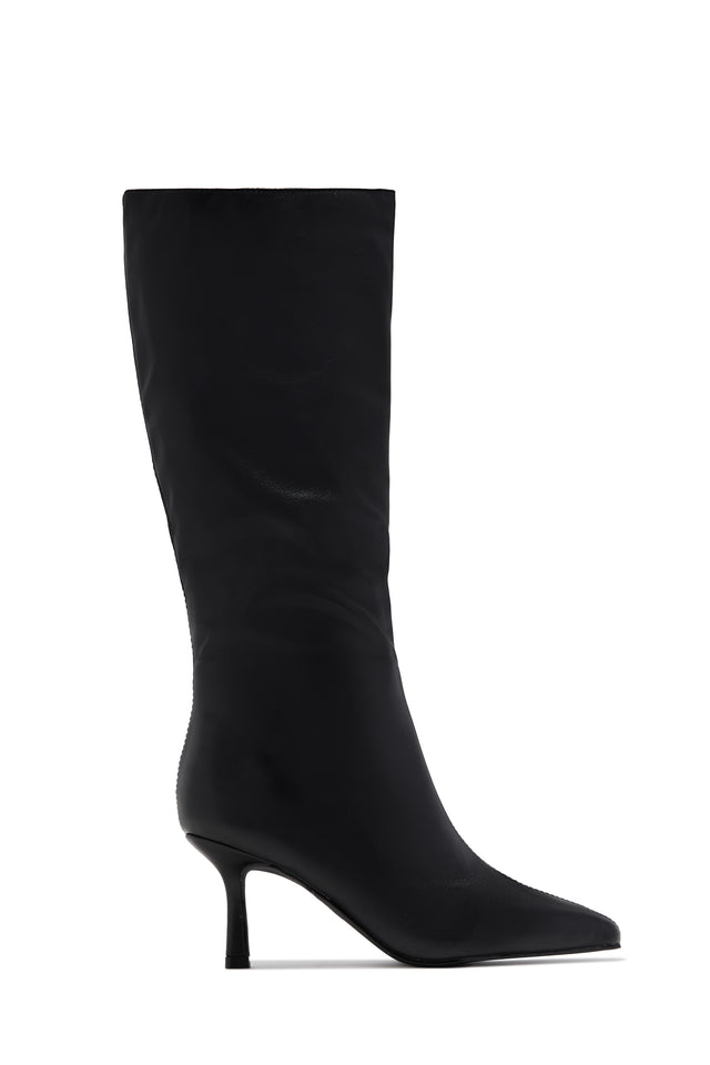 Load image into Gallery viewer, Jaylin Mid Heel Boots - Black