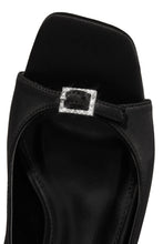 Load image into Gallery viewer, Ella Peep Toe Single Sole Heels - Black