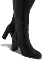 Load image into Gallery viewer, Paula Block Heel Boots - Black
