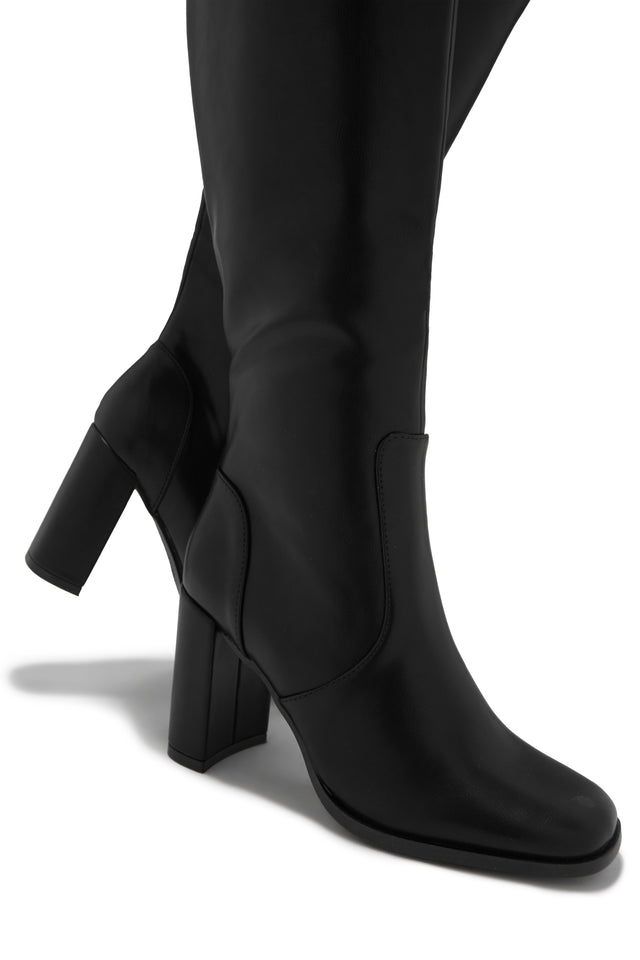 Load image into Gallery viewer, Paula Block Heel Boots - Black