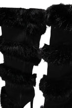Load image into Gallery viewer, Aspen Trips Faux Fur Heel Boots - Black