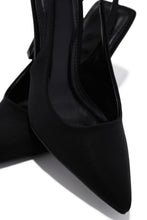 Load image into Gallery viewer, Cari Slingback Pumps - Black