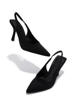Load image into Gallery viewer, Cari Slingback Pumps - Black