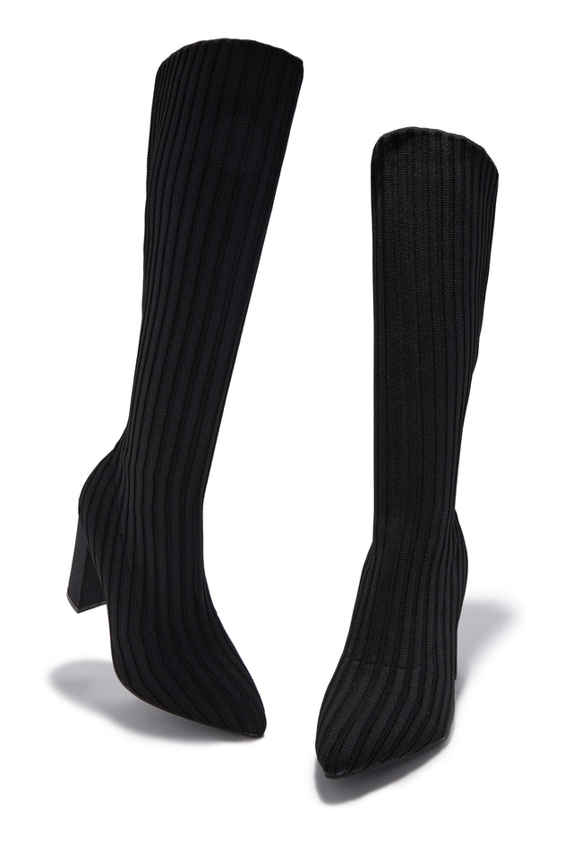 Load image into Gallery viewer, Shanelle Block Heel Boots - Black