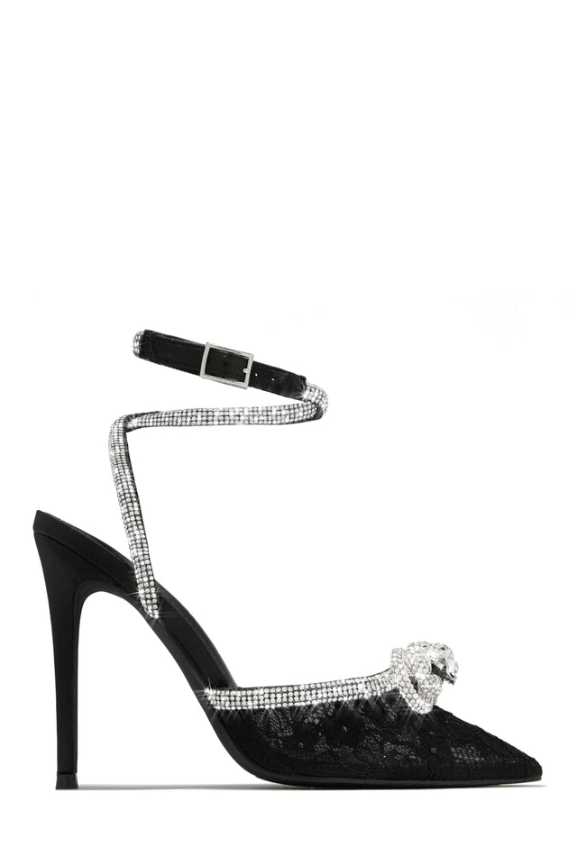 Load image into Gallery viewer, Kara Embellished Pumps - Silver