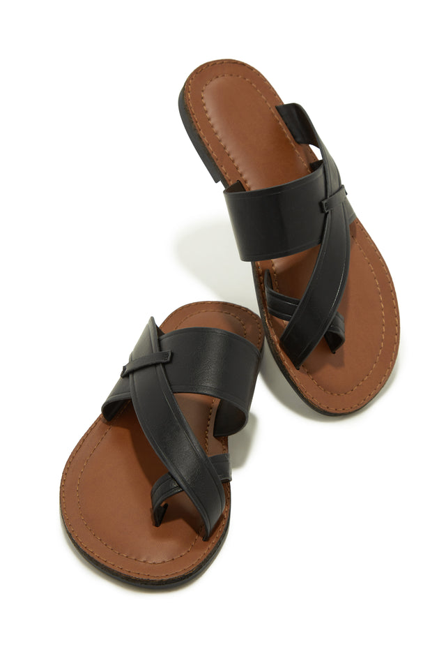 Load image into Gallery viewer, Endless Summer Flat Slip On Sandals - Tan