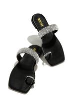 Load image into Gallery viewer, Cabana Beach Embellished Slip On Sandals - White