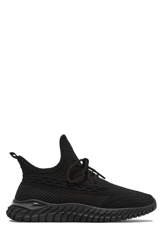 Load image into Gallery viewer, Black Slip On Sneaker