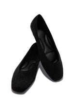 Load image into Gallery viewer, Claira Ballet Flats - Black Suede