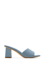 Load image into Gallery viewer, Valentine Block Heel Mules - Silver