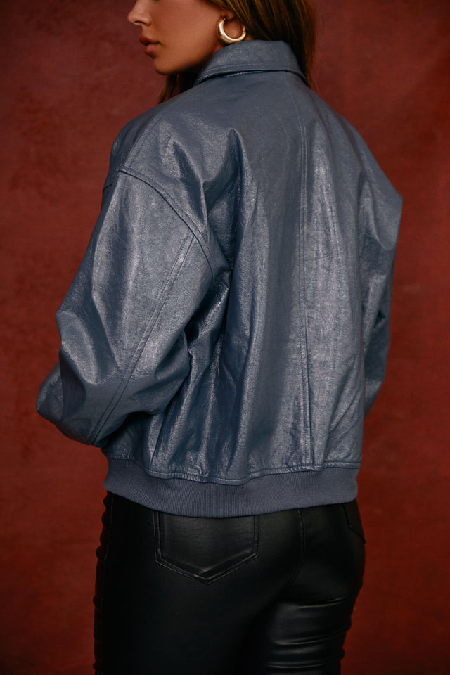 Load image into Gallery viewer, Dropped Shoulder Bomber Jacket